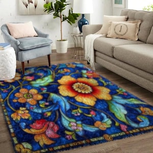Patrón de alfombra con gancho de pestillo, kit de alfombra con gancho de pestillo para bricolaje, proyecto de artesanía divertido y relajante