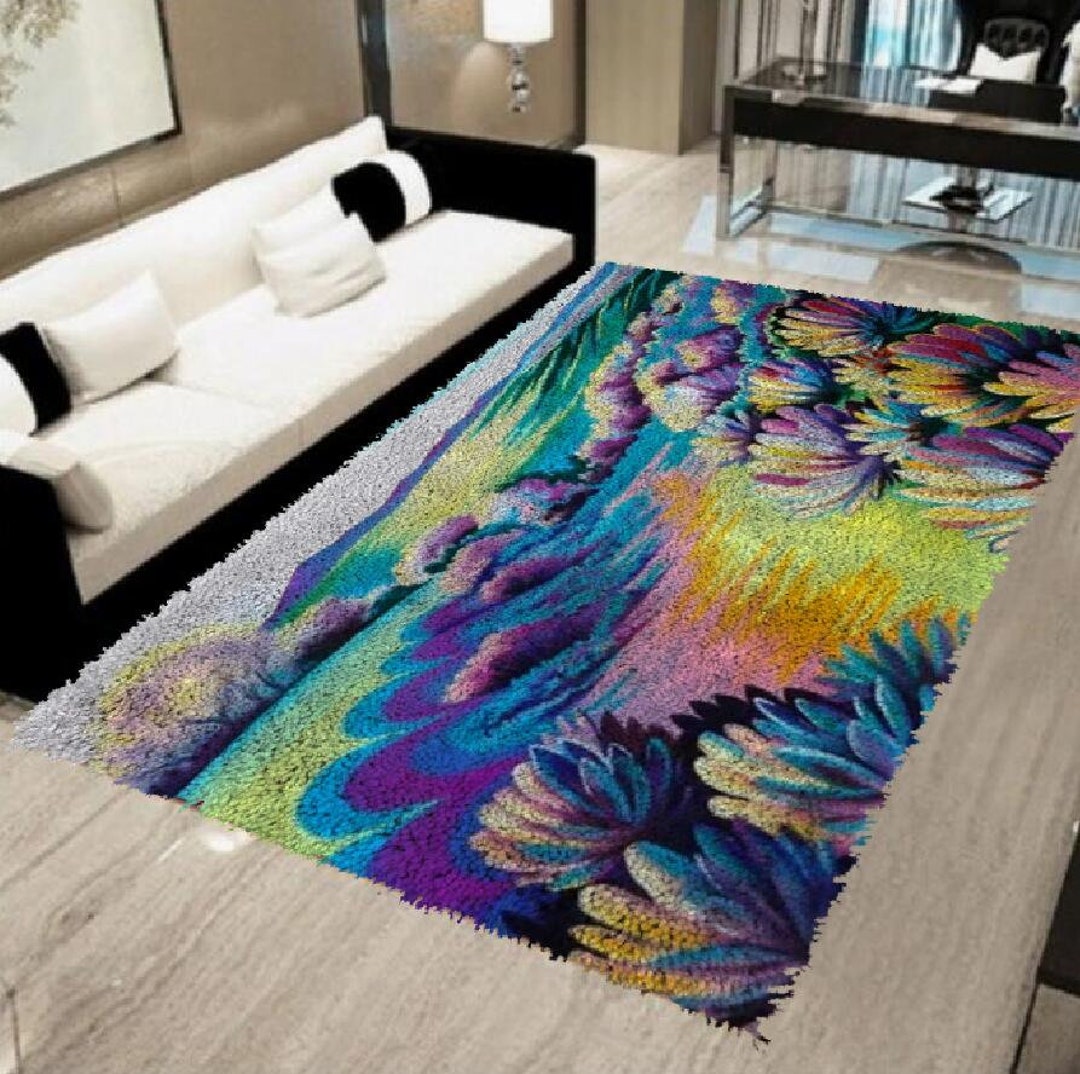 Vibrant Latch Hook Rug Patterns - Transform Your Floor Into a Scenic ...