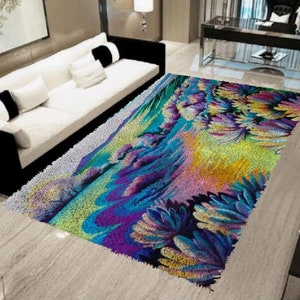 Vibrant Latch Hook Rug Patterns - Transform Your Floor into a Scenic Escape