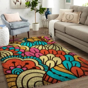Latch Hook Kits,Holiday Crafting Delight: Large Latch Hook Rug Kit for Christmas Cheer