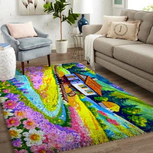 Élégance rustique : kits de tapis à crochets pour une décoration de style chalet