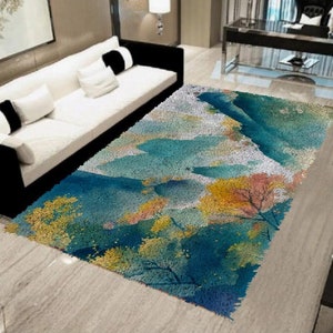 Latch Hook Rug DIY: Bring Nature's Beauty into Your Home