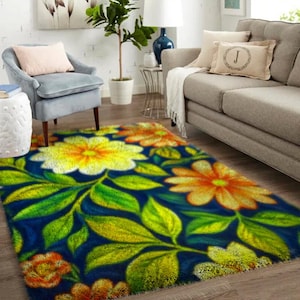 Blätter-Klapphaken-Kits, große Knüpfteppich-Kit für Erwachsene mit bedruckter Leinwand / multifunktional / Wandteppich / Teppich / Geschenk