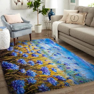 Rustic Charm: Cabin-Style Rug Latch Hook Kits, Large Latch Hook Rug Kit for Adults Latch Hook Kits with Printed Canvas