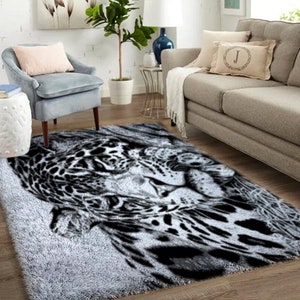 Animal leopard Rug - Vibrant Animal Pattern, DIY Decor, Unique Gift for Home or Him