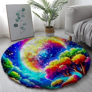 DIY Teppich Kit: Unleash Your Creativity - Knüpfteppich Kit, Großes Knüpfteppich-Kit für Erwachsene mit bedruckter Leinwand