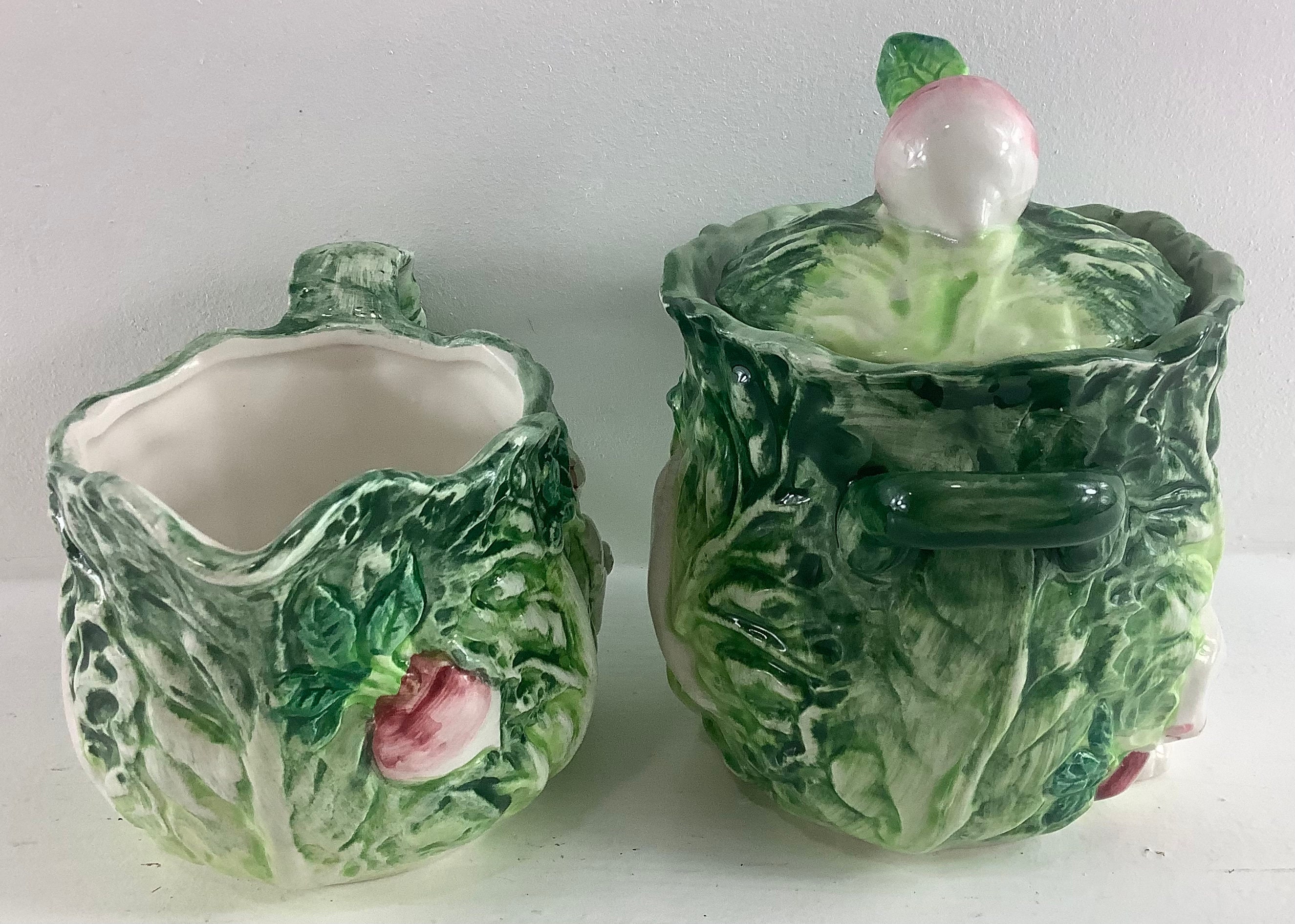 Shafford Rabbit Patch Covered Sugar Bowl & Creamer Set - Etsy