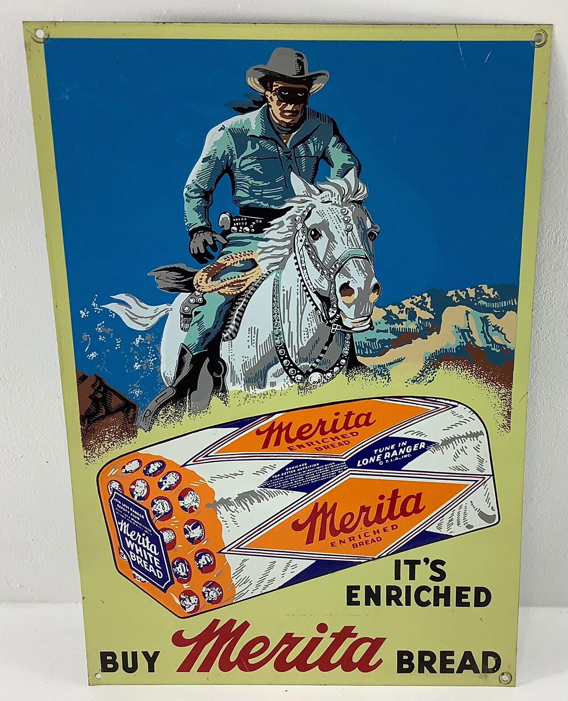 2024春大特価セール！ Metal Merita Vintage Bread Etsy - Sign 看板