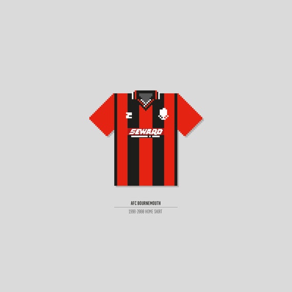 Bournemouth Fc Retro Shirt AFC Bournemouth Retro Away Shirt 98-00