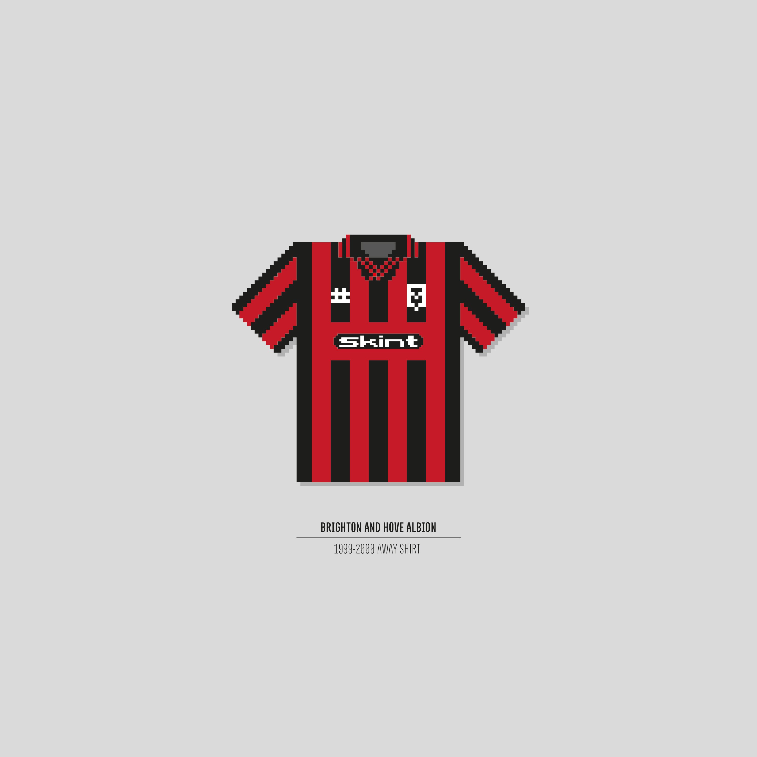 ブライトン アンド ホーヴ・アルビオン1999/2000 アウェイ Brighton & Hove Albion 1999-00 Away Kit