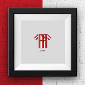 Sheffield UNITED Home Shirt - 1992-94. Sheffield United, Retro, Football, Football, Chemise, 9x9 », Wall Art