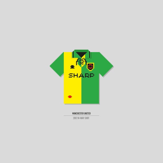MANCHESTER UNITED Away Shirt – 1992-94. Manchester United, Retro