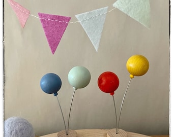 Birthday, balloon, plug, birthday ring, seasonal table, Waldorf,