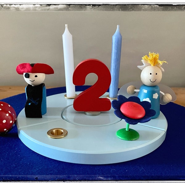 Geburtstag, Geburtstagsring, Jahreszeitenring, Geburtstagskranz, Prinzessin, Waldorf, Steckfiguren, Adventsring, Pirat