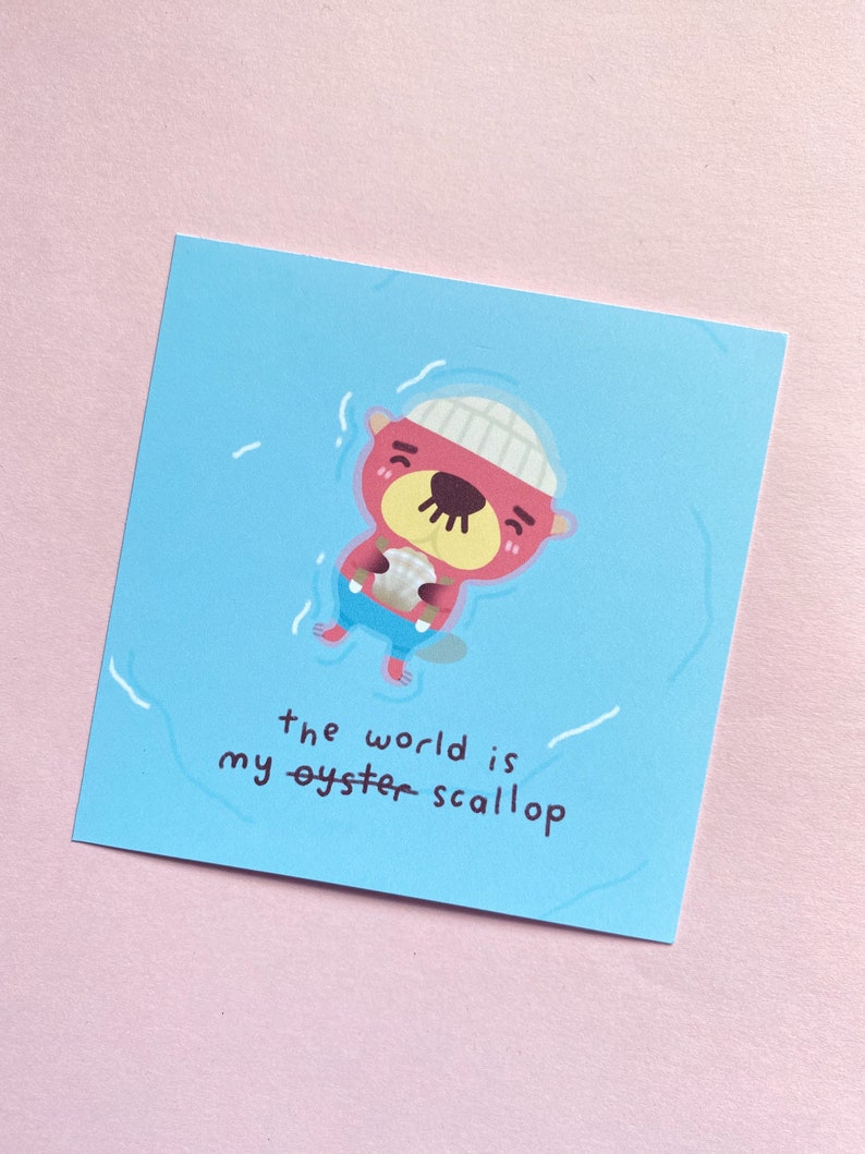 Cute Animal Crossing Pascal the Otter Print the World is Etsy