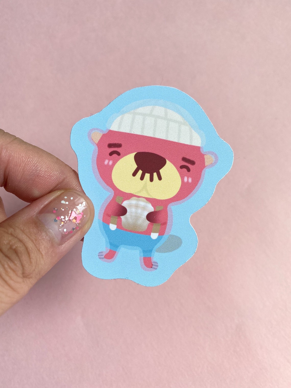 Cute Animal Crossing Pascal the Otter Stickers the World is Etsy