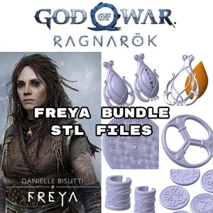 Freya BUNDLE CHARMS - Archivos 3D STL (God of war Ragnarok)