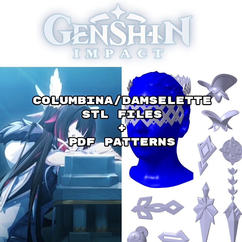 Columbina Genshin - Etsy