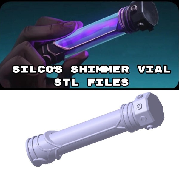 Shimmer vial - Archivos 3d STL - Fanart inspirado de ARCANE (LOL)