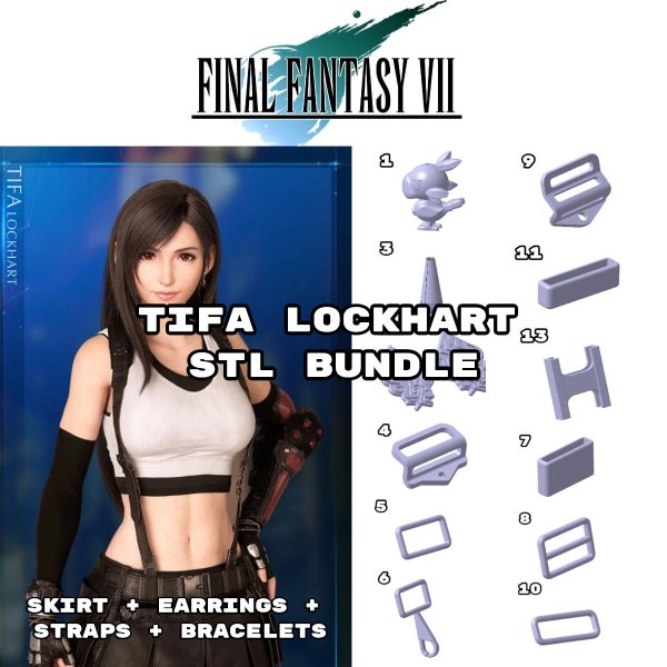 PAQUETE TIFA LOCKHART - archives stl 3d