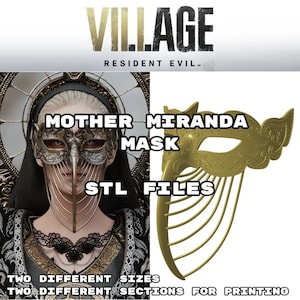 Mother Miranda Mask - STL FILES - Resident Evil 8