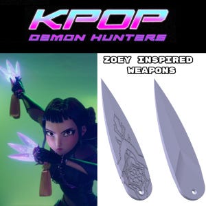 Zoey Weapons - 3D STL FILES (Kpop demon hunters - huntrix )