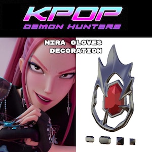 Mira gloves decorations 3D STL FILES (kpop demon hunters)
