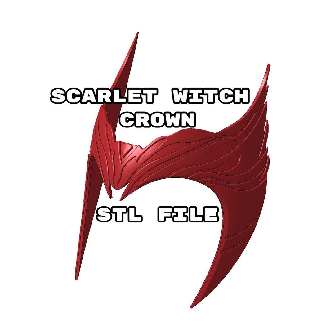 Scarlet Witch Crown STL Wandavision - Etsy
