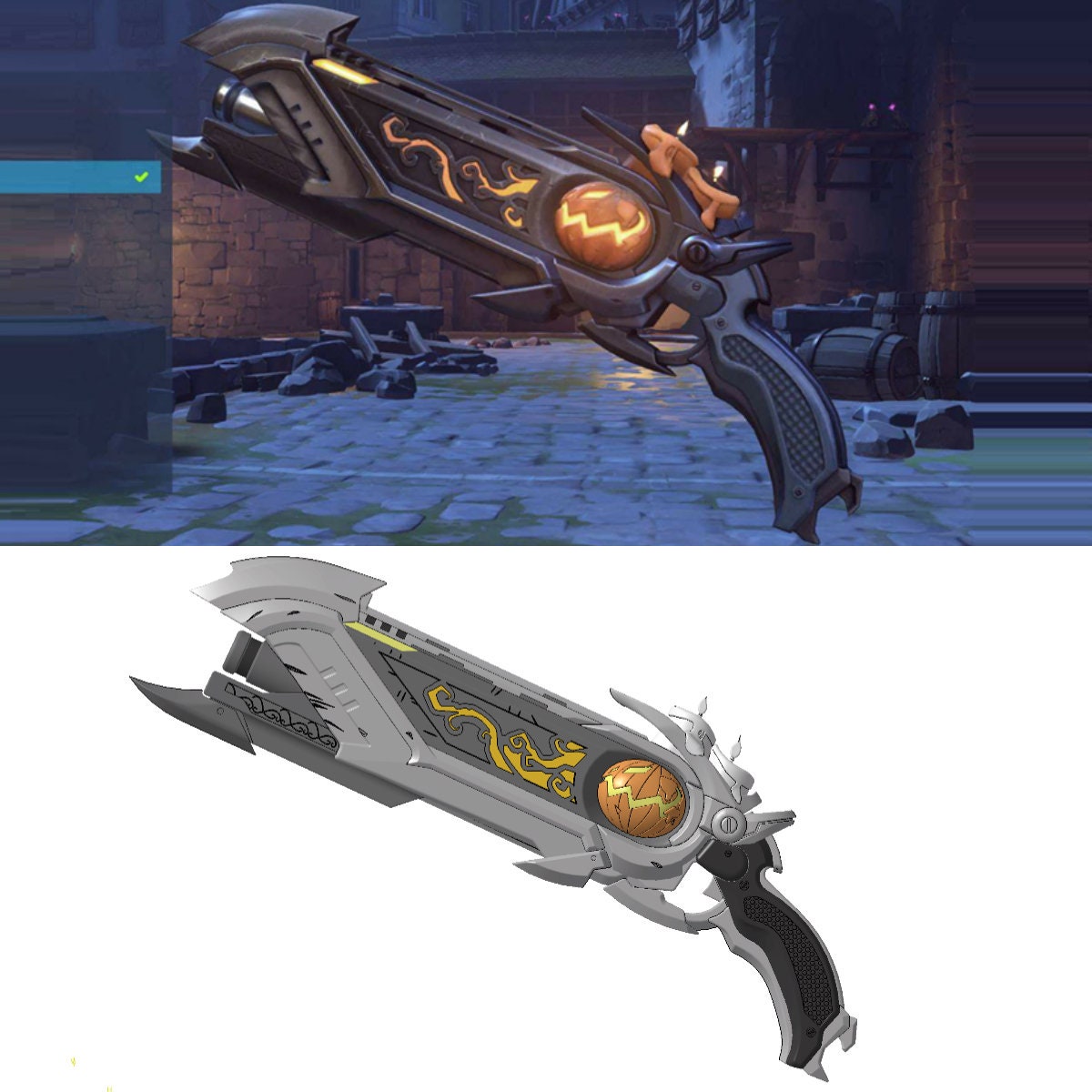 Hellfire Shotguns STL Reaper Pumpkin Skin OVERWATCH 3D Etsy de hellfire-shotguns-stl-reaper-pumpkin-skin-overwatch-3d-etsy-de