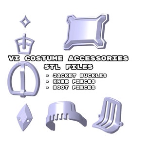 Vi - ARCHIVOS STL - accesorios para cosplay - Fanart INSPIRADO