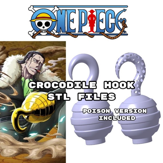 Crocodile Hook STL Files ONE PIECE Etsy