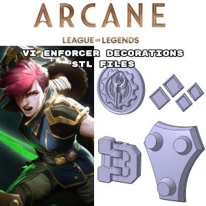 Archivos STL 3D de accesorios VI ENFORCER (Arcane)