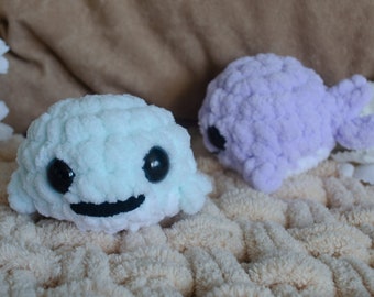 Small Fluffy Whale Anti-Stress Plush Toy