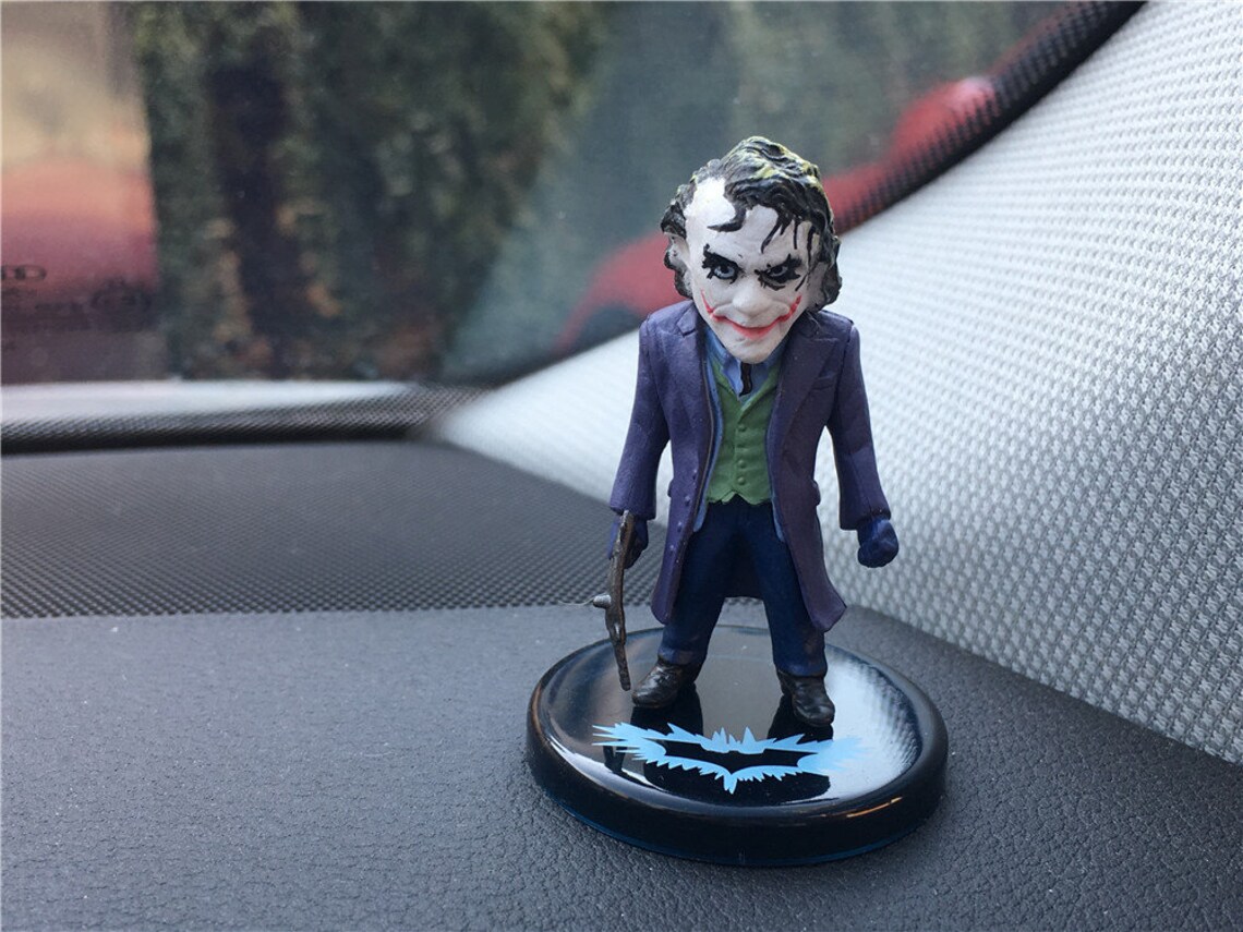 The Joker Superhero Villain Car Decoration Model Character Car Etsy UK
