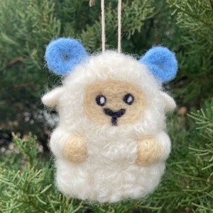 Needle Felted UNC Chapel Hill Ram Mascot Rameses - University of North Carolina at Chapel Hill Tar Heels - Graduation Gift