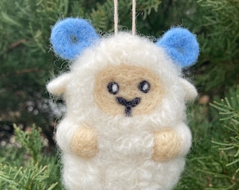 Needle Felted UNC Chapel Hill Ram Mascot Rameses - University of North Carolina at Chapel Hill Tar Heels - Graduation Gift
