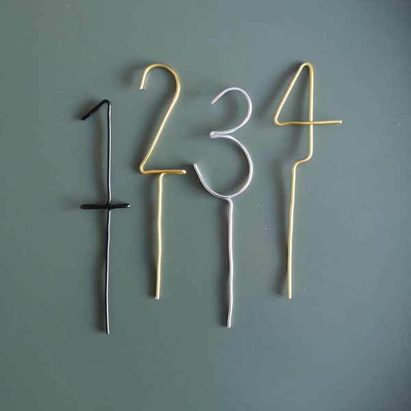 Wire Table Numbers - Etsy UK