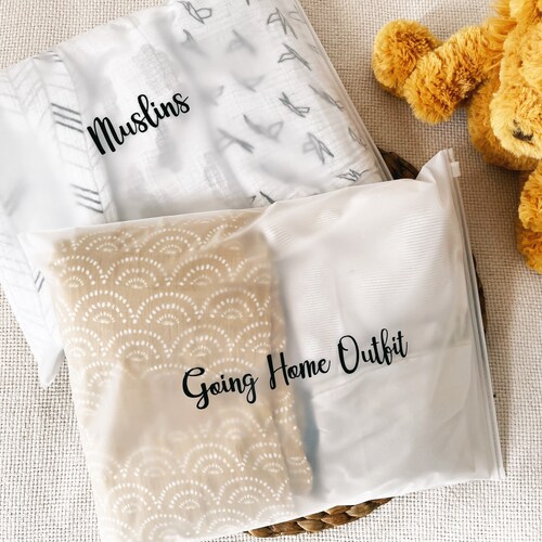 15x Baby Hospital Maternity Organiser Bags Baby Essentials Etsy