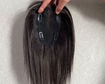 Parrucca con clip in capelli umani Remy per donne