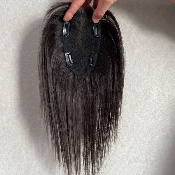 Remy Menselijk Haar Topper Pruiken Clip In Hair Toupee Haarstuk Voor Vrouwen
