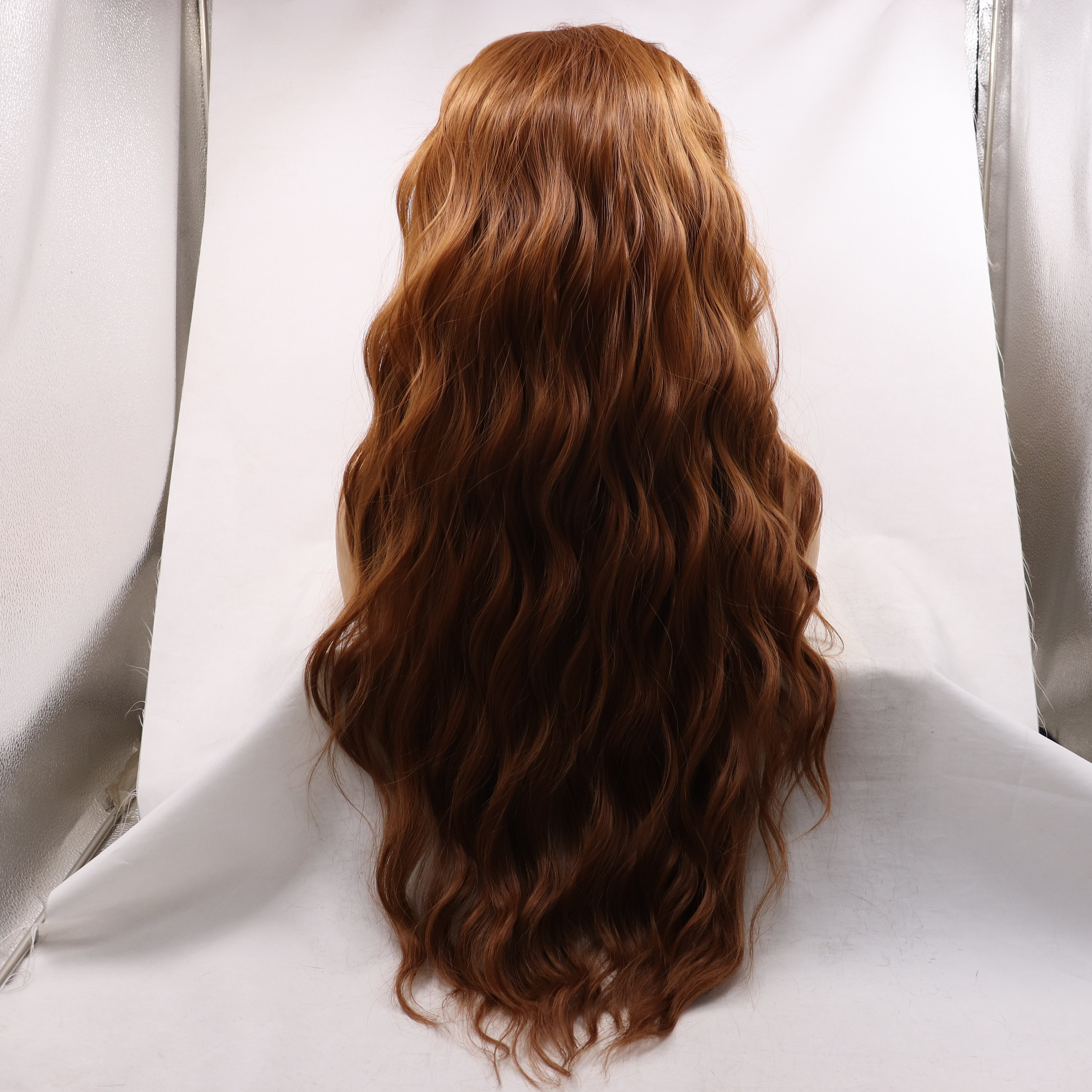 Crisp Long Wavy Wig Background for Mobile Crisp Long Wavy Wig Background for Mobile