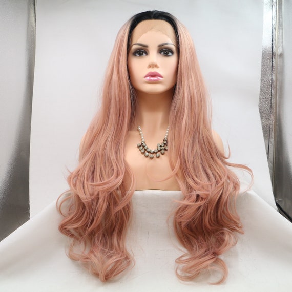 Pink Ombre Lace Front Wig - Etsy display picture 2