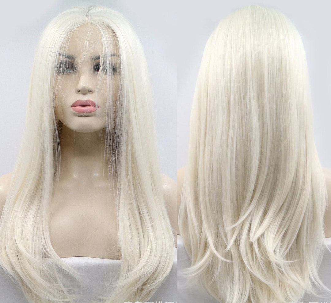 Light Blonde Wig Lace Front, Hd Lace Front Wig for White Woman, Silky