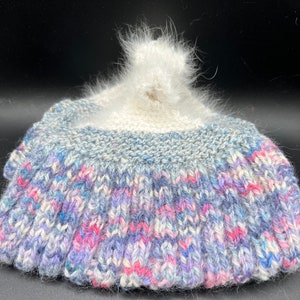 Hand spun, hand knit slippers
