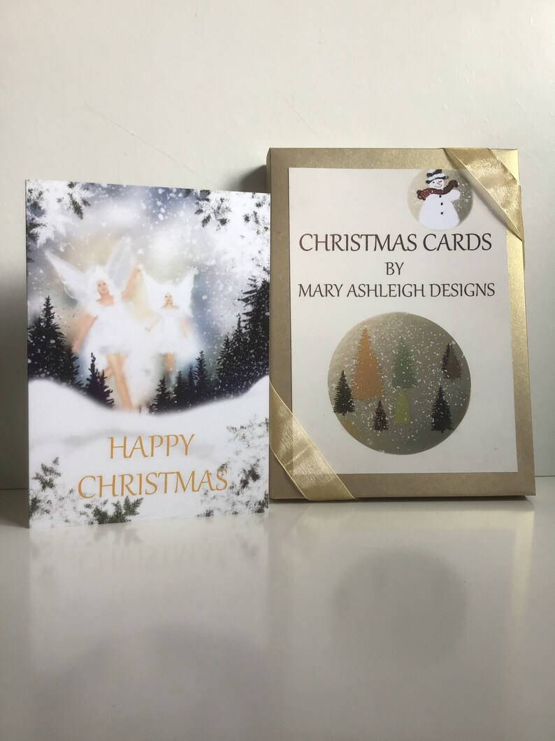 Christmas Cards Boxed Set Etsy