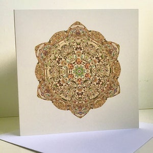Carte de vœux Mandala Design 6