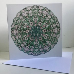 Wenskaart Mandala Design 8