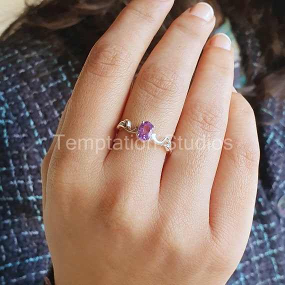 Anillo De Boda Hecho A Mano De Plata De Ley 925