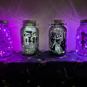 PMMM Madoka lyrical-inspired decorative jars with fairy lights