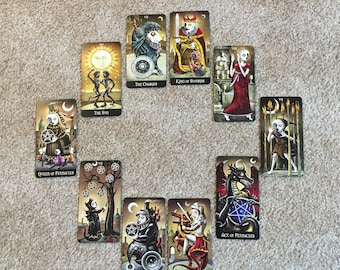 Luna 10-Karten Tarot Brotaufstrich